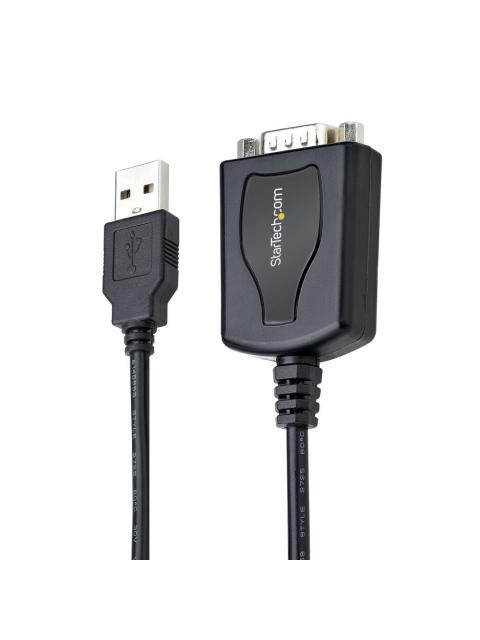STARTECH  CABLE DB-9 MACHO - USB A 2.0 MACHO 90CM NEGRO - Imagen 2
