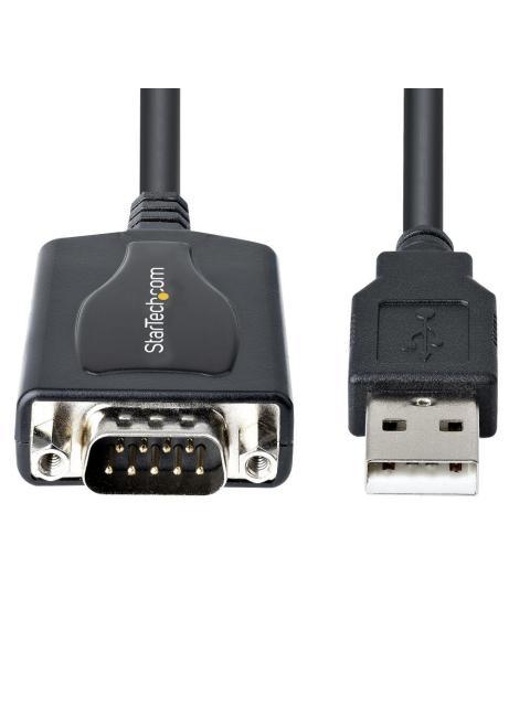 STARTECH  CABLE DB-9 MACHO - USB A 2.0 MACHO 90CM NEGRO - Imagen 3