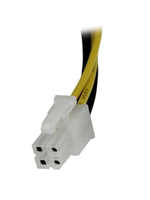 STARTECH CABLE DE PODER ATX MACHO - HEMBRA (4-PIN) 20CM - Imagen 4