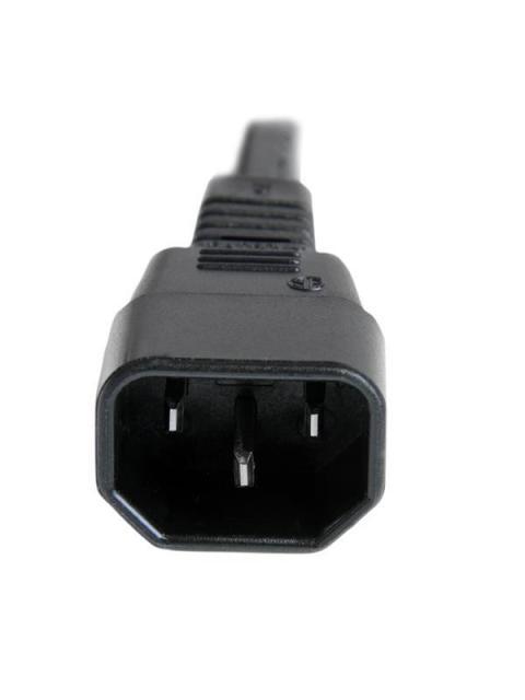 STARTECH CABLE DE PODER C14 - C15 1.8 METROS NEGRO - Imagen 4