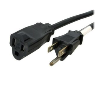 STARTECH CABLE DE PODER NEMA 5-15R MACHO - NEMA 5-15P HEMBRA 1.8 METROS