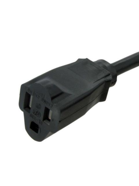 STARTECH CABLE DE PODER NEMA 5-15R MACHO - NEMA 5-15P HEMBRA 1.8 METROS - Imagen 4