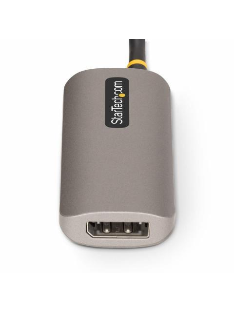 STARTECH CABLE DISPLAYPORT 1.4 HEMBRA - HDMI 2.1 MACHO FULL HD 120HZ 31 CM NEGRO-PLATA - Imagen 3