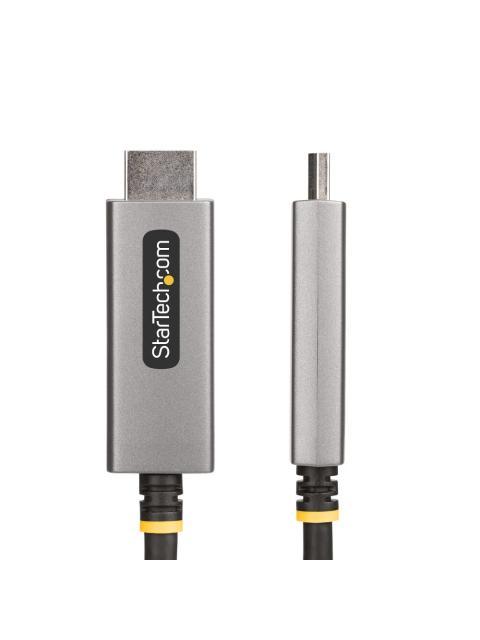 STARTECH  CABLE DISPLAYPORT 1.4 MACHO - HDMI 2.1 MACHO 144HZ 2 METROS NEGRO-GRIS - Imagen 3
