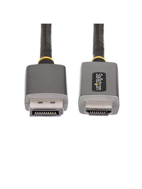 STARTECH  CABLE DISPLAYPORT 1.4 MACHO - HDMI 2.1 MACHO 144HZ 2 METROS NEGRO-GRIS - Imagen 5