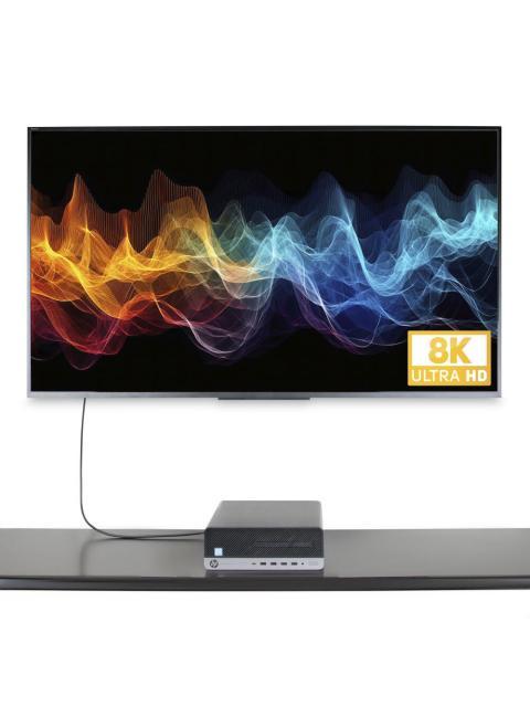 STARTECH  CABLE DISPLAYPORT 1.4 MACHO - HDMI 2.1 MACHO 144HZ 2 METROS NEGRO-GRIS - Imagen 8