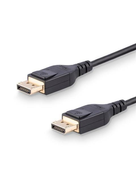 STARTECH CABLE DISPLAYPORT CON CERTIFICACION VESA DISPLAYPORT 1.4 MACHO - DISPLAYPORT 1.4 MACHO 8K 60HZ 1 METRO NEGRO