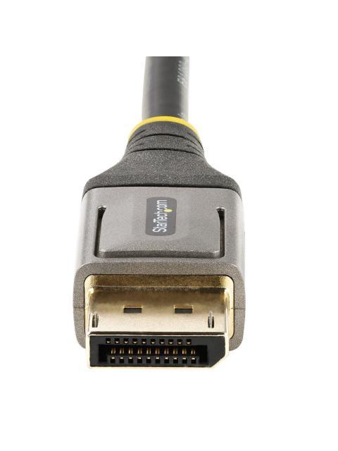STARTECH CABLE DISPLAYPORT CON CERTIFICACION VESA DISPLAYPORT 1.4 MACHO - DISPLAYPORT MACHO 8K 120HZ 2 METROS GRIS-NEGRO - Imagen 4