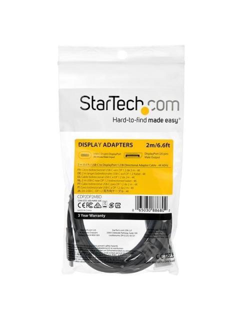 CABLE CONVERTIDOR USB-C A DISP LAYPORT - 2M - BIDIRECCIONAL - Imagen 5
