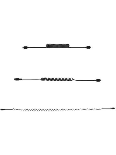 STARTECH  CABLE ESPIRAL USB-C MACHO - USB-C MACHO 1 METRO NEGRO - Imagen 4