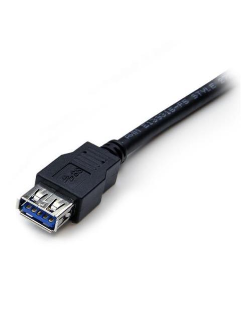STARTECH CABLE EXTENSOR USB MACHO - USB HEMBRA 2 METROS NEGRO - Imagen 3