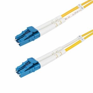 STARTECH  CABLE FIBRA OPTICA MONOMODO OS2 LC MACHO - LC MACHO NUCLEO 9?M CUBIERTA 125?M 1 METRO AMARILLO