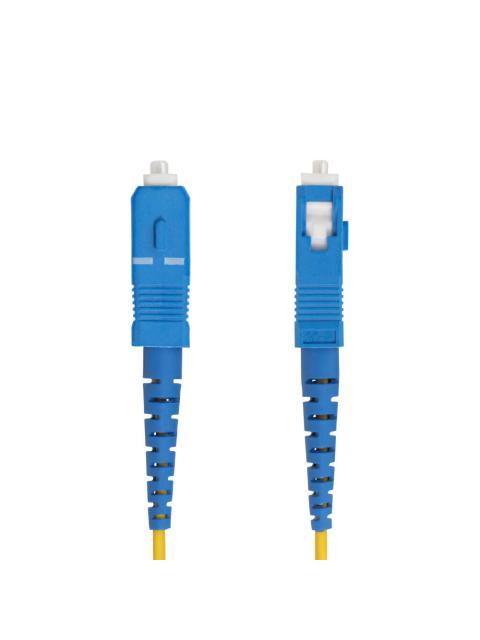 STARTECH CABLE FIBRA OPTICA MONOMODO OS2 LC MACHO - SC MACHO NUCLEO 9?M CUBIERTA 125?M 15 METROS AMARILLO - Imagen 3
