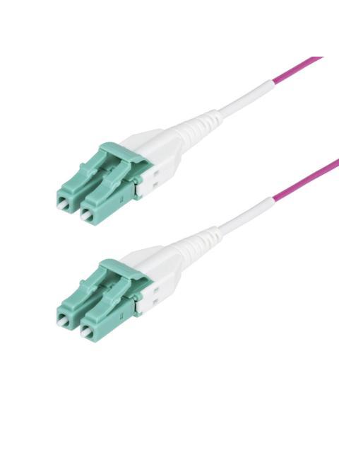STARTECH CABLE FIBRA OPTICA MULTIMODO OM4 LC MACHO - LC MACHO NUCLEO 50?M CUBIERTA 125?M 2 METROS MULTICOLOR