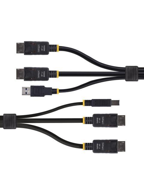 STARTECH CABLE KVM DDU1226 DISPLAYPORT-USB-A MACHO - DISPLAYPORT-USB-B MACHO 1.8 METROS - Imagen 4