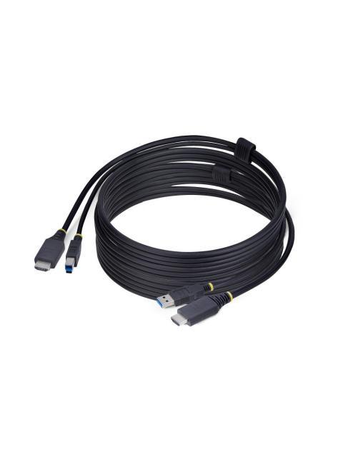 STARTECH CABLE KVM HU12210 HDMI-USB-A MACHO - HDMI-USB-B MACHO 3 METROS