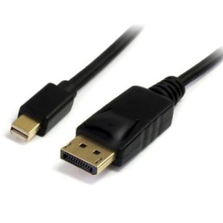 STARTECH CABLE MINI DISPLAYPORT 1.2 MACHO - DISPLAYPORT MACHO 1080P 4 METROS NEGRO