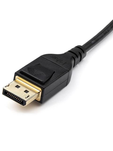 STARTECH CABLE MINI DISPLAYPORT MACHO - DISPLAYPORT 1.4 MACHO 8K 60HZ 1 METRO NEGRO CERTIFICADO VESA - Imagen 4
