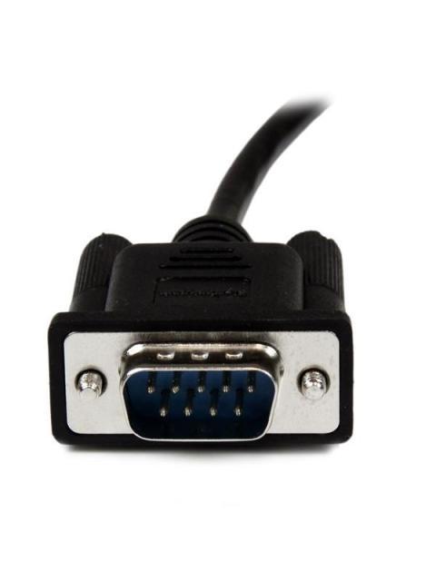 STARTECH  CABLE MODUM SERIAL DB-9 MACHO - DB-9 HEMBRA 2 METROS NEGRO - Imagen 6