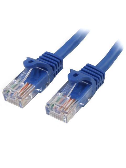 STARTECH CABLE PATCH CAT5E UTP SIN ENGANCHES RJ-45 MACHO - RJ-45 MACHO 10 METROS AZUL