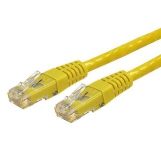 STARTECH CABLE PATCH CAT6 UTP MOLDEADO RJ-45 MACHO - RJ-45 MACHO 90CM AMARILLO
