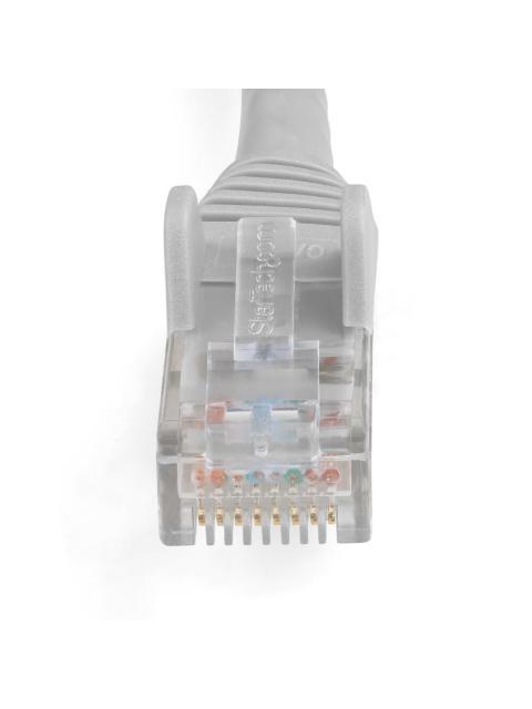 STARTECH  CABLE PATCH CAT6 UTP SIN ENGANCHES RJ-45 MACHO - RJ-45 MACHO 15 METROS GRIS - Imagen 2