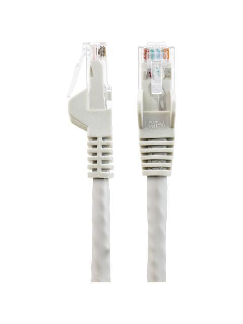 STARTECH  CABLE PATCH CAT6 UTP SIN ENGANCHES RJ-45 MACHO - RJ-45 MACHO 15 METROS GRIS - Imagen 3