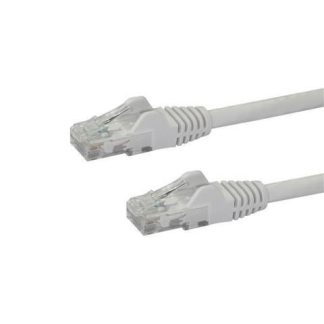 STARTECH CABLE PATCH CAT6 UTP SIN ENGANCHES RJ-45 MACHO - RJ-45 MACHO 1 METRO BLANCO