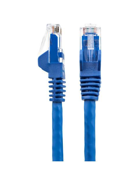 STARTECH CABLE PATCH CAT6 UTP SIN ENGANCHES RJ-45 MACHO - RJ-45 MACHO 3 METROS AZUL - Imagen 3