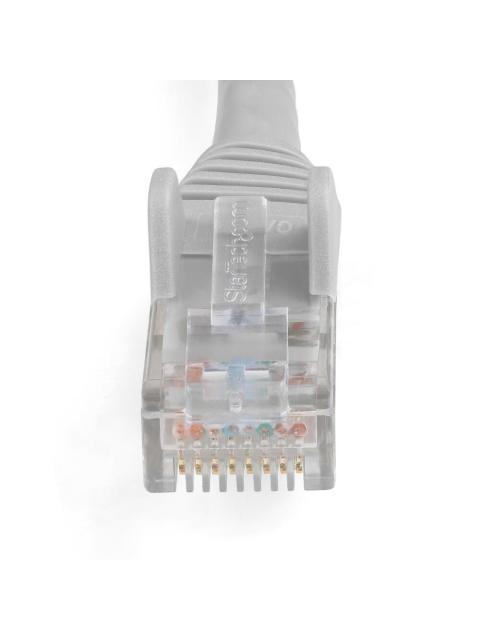 STARTECH CABLE PATCH CAT6 UTP SIN ENGANCHES RJ-45 MACHO - RJ-45 MACHO 3 METROS GRIS - Imagen 2