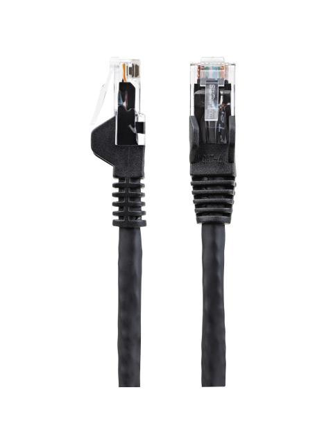 STARTECH CABLE PATCH CAT6 UTP SIN ENGANCHES RJ-45 MACHO - RJ-45 MACHO 7 METROS NEGRO - Imagen 3
