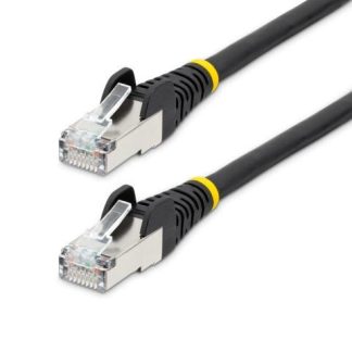 STARTECH  CABLE PATCH CAT6A S-FTP BLINDADO SIN ENGANCHES RJ-45 MACHO - RJ-45 MACHO 1.8 METROS NEGRO