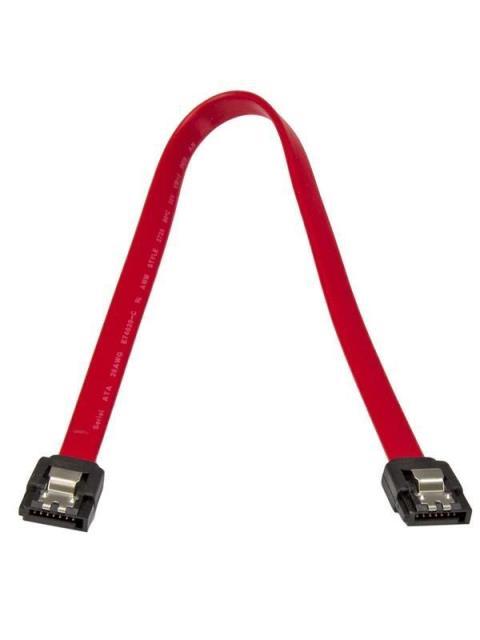 STARTECH  CABLE SATA CON CIERRE DE SEGURIDAD MACHO - MACHO 30CM ROJO - Imagen 4