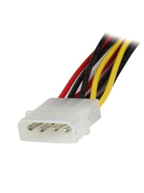 STARTECH CABLE SATA RECTO 4-PIN MOLEX MACHO - 2X SATA 15-PIN HEMBRA 30CM - Imagen 4