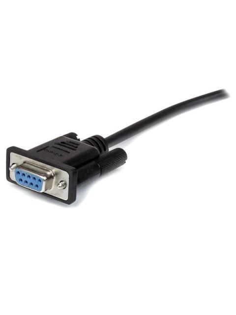 STARTECH  CABLE SERIAL DB-9 MACHO - DB-9 HEMBRA 1 METRO NEGRO - Imagen 4