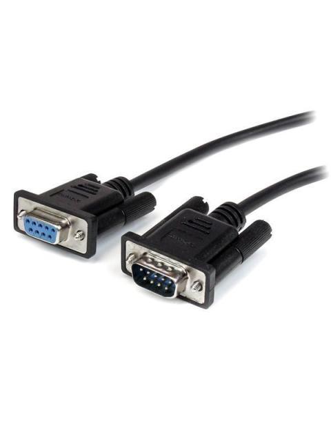 STARTECH CABLE SERIAL DB-9 MACHO - DB-9 HEMBRA 2 METROS NEGRO