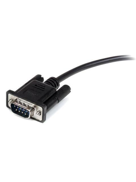 STARTECH CABLE SERIAL DB-9 MACHO - DB-9 HEMBRA 2 METROS NEGRO - Imagen 4