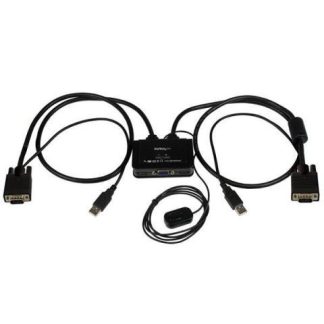STARTECH CABLE SWITCH KVM SV211USB USB+VGA 85CM NEGRO
