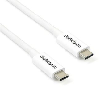 STARTECH  CABLE THUNDERBOLT 3 USB-C MACHO - USB-C MACHO 2 METROS BLANCO PARA MACBOOK PRO