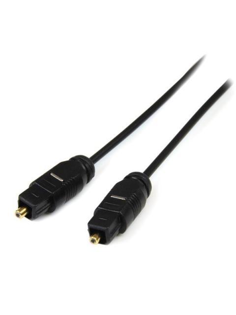 STARTECH CABLE TOSLINK MACHO - TOSLINK MACHO 3 METROS NEGRO