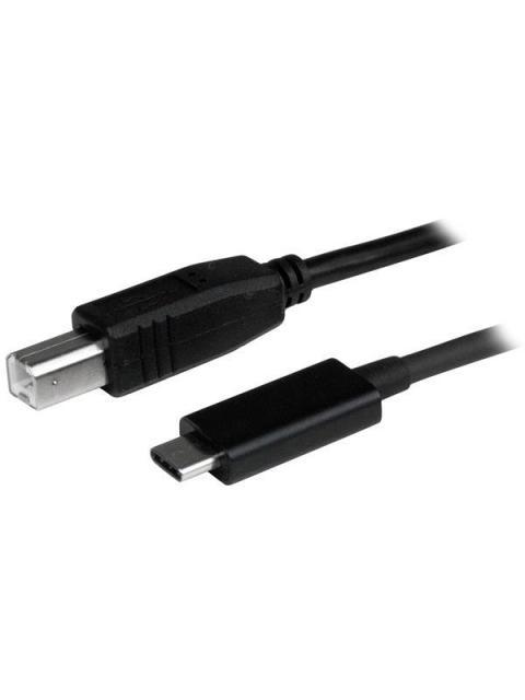 STARTECH CABLE USB 2.0 C MACHO - USB 2.0 B MACHO 1 METRO NEGRO