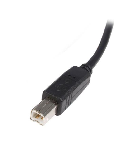 STARTECH CABLE USB 2.0 CERTIFICADO PARA IMPRESORA USB A MACHO - USB B MACHO 4.5 METROS NEGRO - Imagen 3