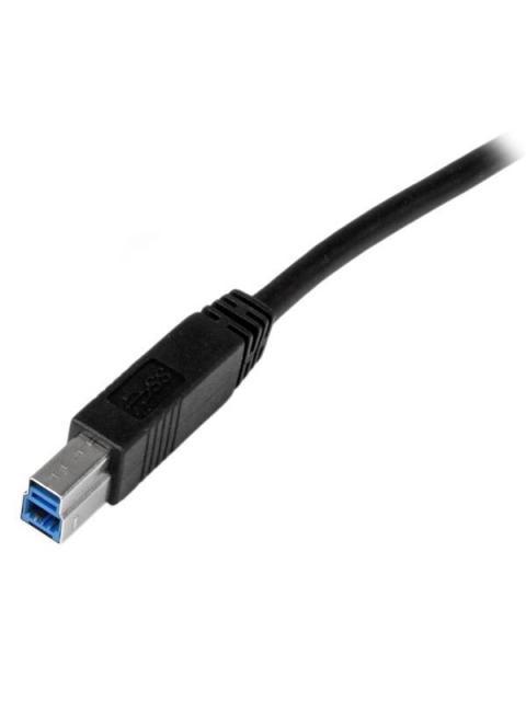 STARTECH  CABLE USB 3.0 USB A MACHO - USB B MACHO 1 METRO NEGRO - Imagen 4