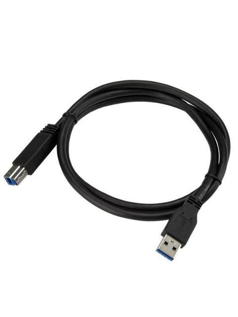 STARTECH  CABLE USB 3.0 USB A MACHO - USB B MACHO 1 METRO NEGRO - Imagen 5
