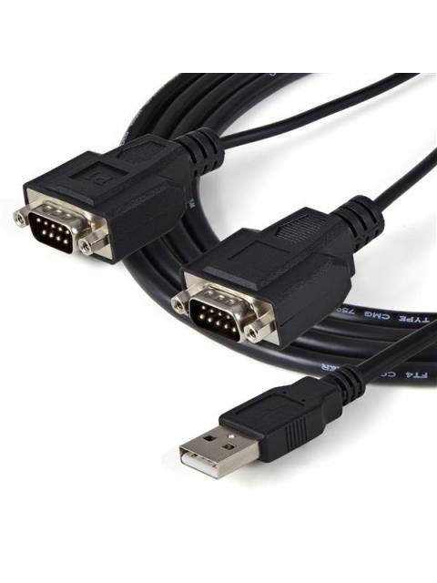 STARTECH CABLE USB A 2X SERIAL DB9 1.83 METROS - Imagen 6