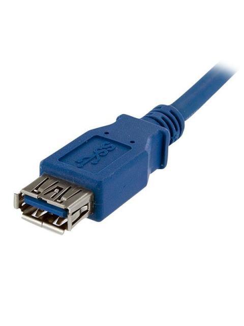 STARTECH  CABLE USB A MACHO - USB A HEMBRA 1 METRO AZUL - Imagen 4