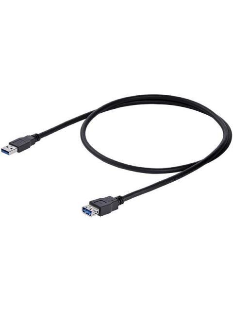 STARTECH CABLE USB A MACHO - USB A HEMBRA 1 METRO NEGRO - Imagen 5