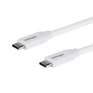 STARTECH  CABLE USB-C 2.0 MACHO - USB-C 2.0 MACHO 4 METROS BLANCO
