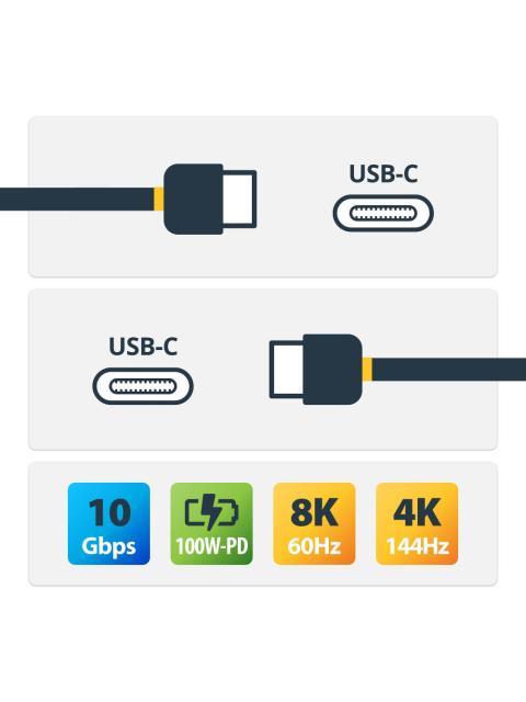 STARTECH CABLE USB-C MACHO - USB-C MACHO 1 METRO - Imagen 2