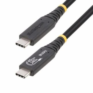 STARTECH  CABLE USB C MACHO - USB C MACHO 1 METRO NEGRO